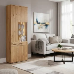 Stauraumvitrine Wohnzimmerschrank 2-türig - Crupean^Wohnen Best