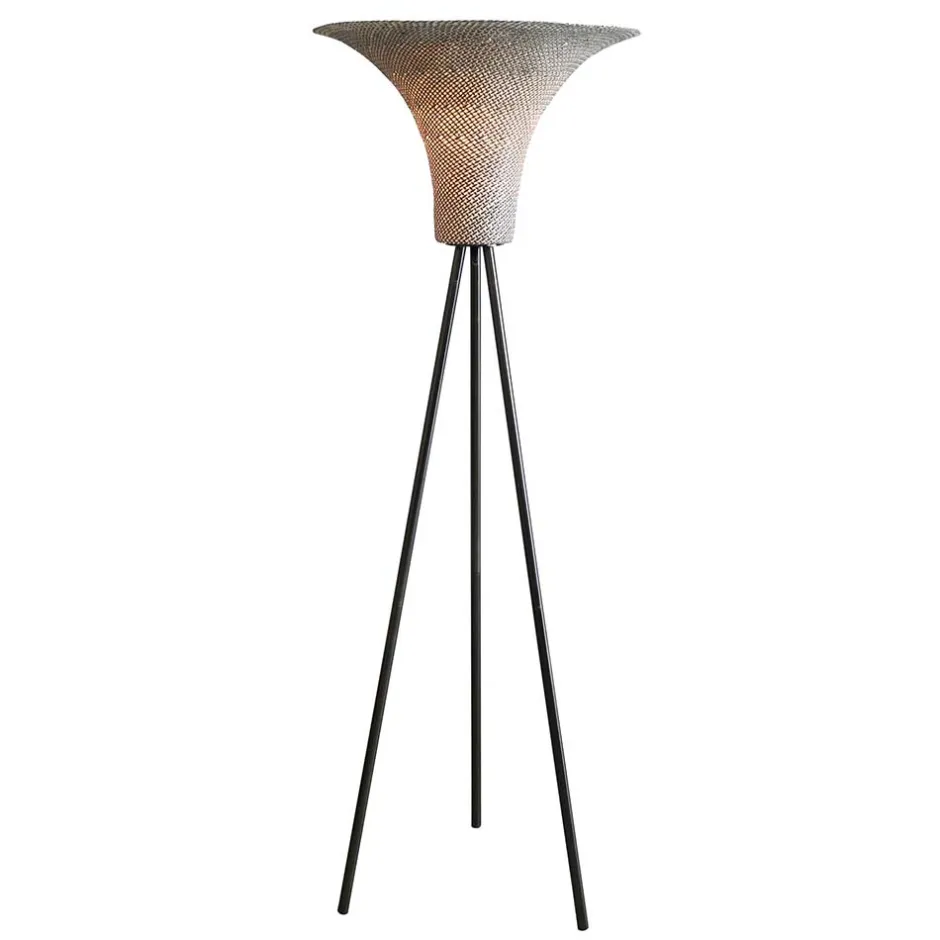 Stehlampe mit Seegras Geflecht Schirm - Ciranzo^Wohnen Best
