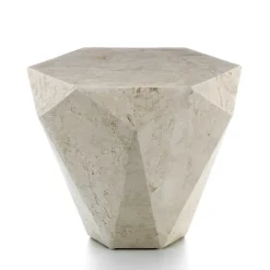 Stein Wohnzimmertisch Jevellon in Creme^Wohnen