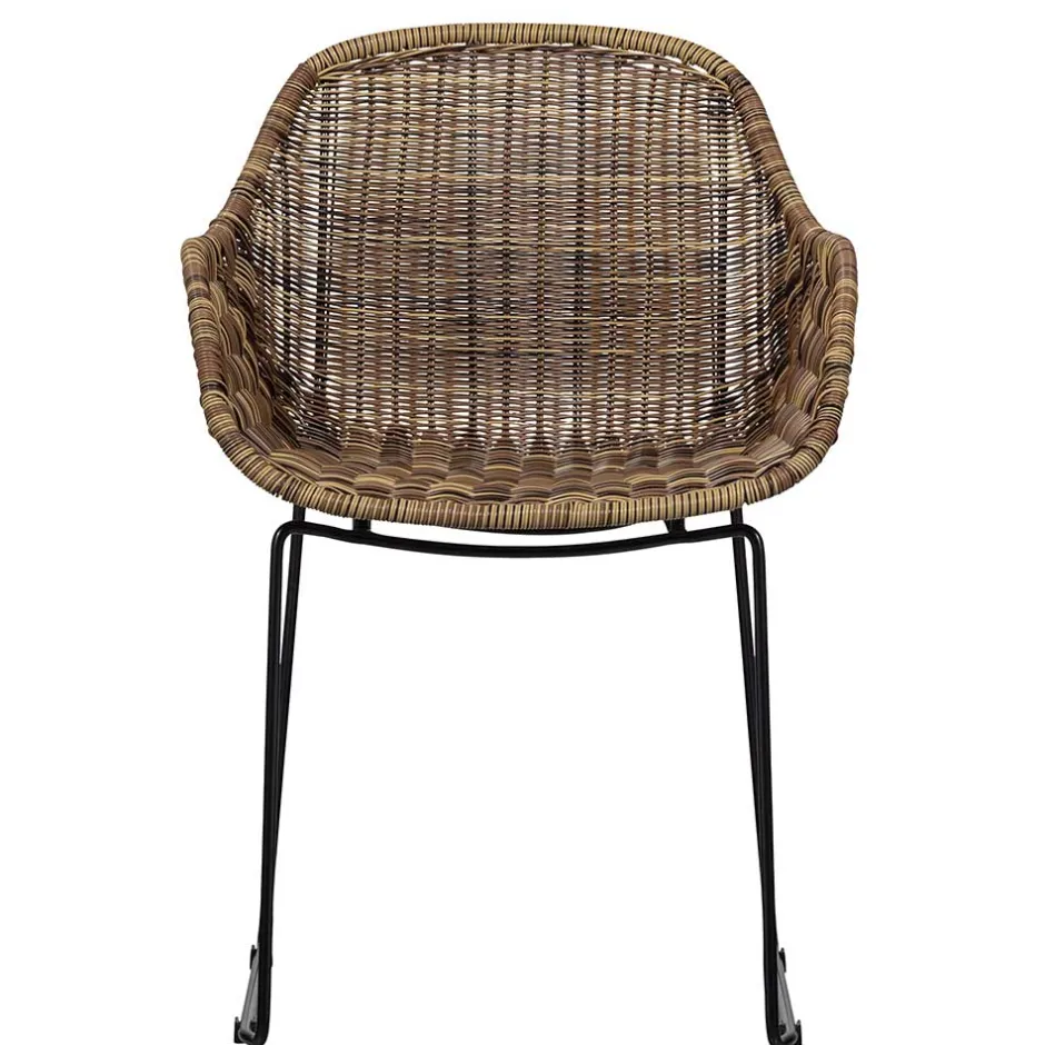 Stühle aus Kunstrattan in Beigegrau - Simonas (2er Set)^Wohnen Best