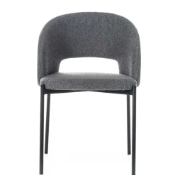 Stühle aus Strukturstoff Grau - Makimona (2er Set)^Wohnen Sale