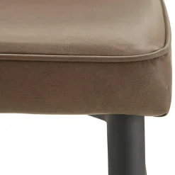 Stühle in Braun Kunstleder - Freiburg (2er Set)^Wohnen Clearance