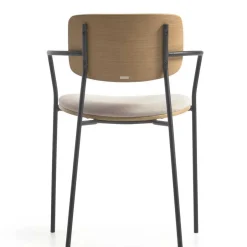 Stühle in Eiche & Beige & Schwarz - Salute (4er Set)^Wohnen