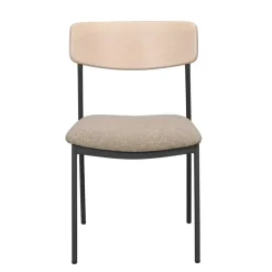 Stühle mit Polstersitz in Beige - Gora (2er Set)^Wohnen Discount