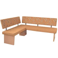 Stoff Eckbank in Braun und Buche Natur - Taranta^Wohnen Sale