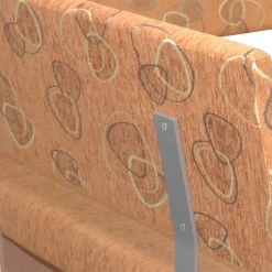 Stoff Eckbank in Braun und Buche Natur - Taranta^Wohnen Sale