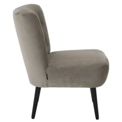 Wohnen Stoff Sessel ohne Armlehnen in Beigegrau - Filax