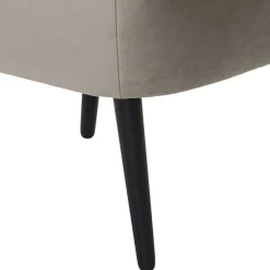 Wohnen Stoff Sessel ohne Armlehnen in Beigegrau - Filax