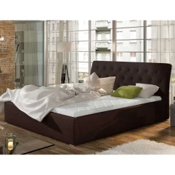 Wohnen Stoffbett in Braun - Svilia