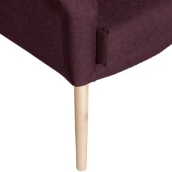 Wohnen Stoffsessel in Bordeaux Rot - Holdin