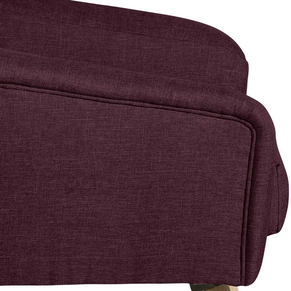 Wohnen Stoffsessel in Bordeaux Rot - Holdin