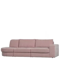 Wohnen Stoffsofa mit Armlehne rechts in Rosa - Jilatov