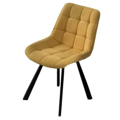 Stoffstühle in Gelb - Anthony (4er Set)^Wohnen Best