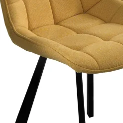 Stoffstühle in Gelb - Anthony (4er Set)^Wohnen Best