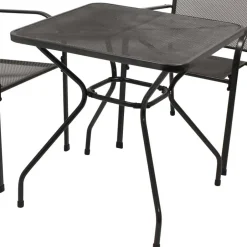 Streckmetall Tischgruppe in Anthrazit - Comanos (fünfteilig)^Wohnen Sale