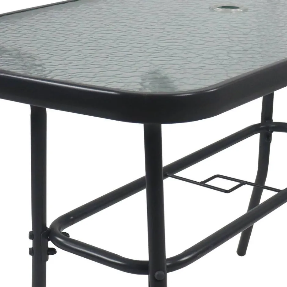 Strukturglas Gartentisch 110x55 cm - Alcamo^Wohnen Online