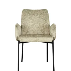 Struktursamt Polsterstuhl in Beige - Celona (2er Set)^Wohnen