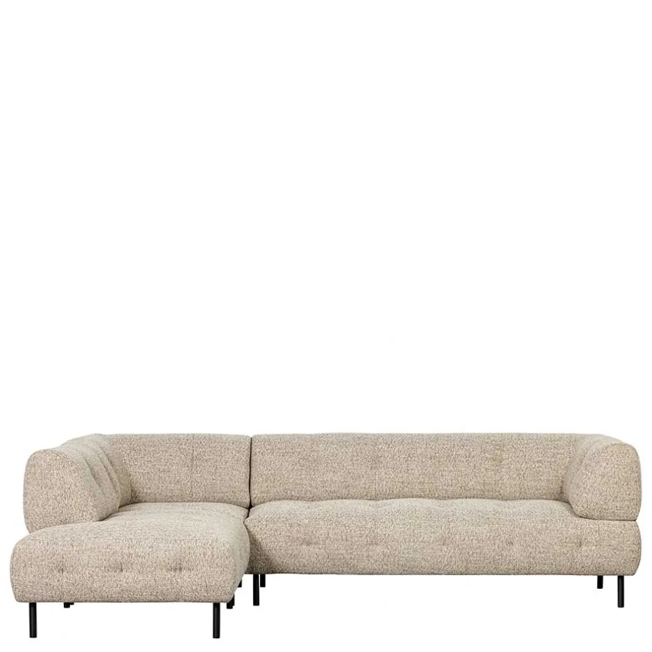 Strukturstoff Sofaecke in Beigegrau - Pantras^Wohnen Discount