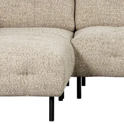 Strukturstoff Sofaecke in Beigegrau - Pantras^Wohnen Discount