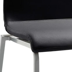 Wohnen Stuhl in Anthrazit Microfaser - Coestraga