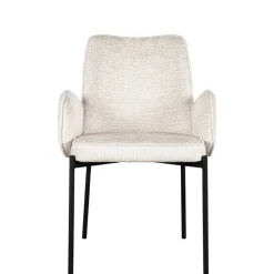 Stuhl in Cremeweiß Struktursamt - Propanja (2er Set)^Wohnen Best