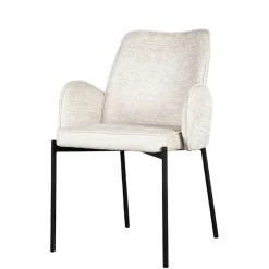 Stuhl in Cremeweiß Struktursamt - Propanja (2er Set)^Wohnen Best