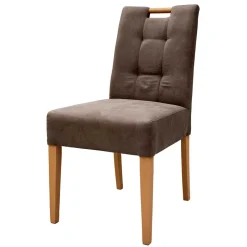 Stuhl in Taupe Microfaser - Adison (2er Set)^Wohnen New