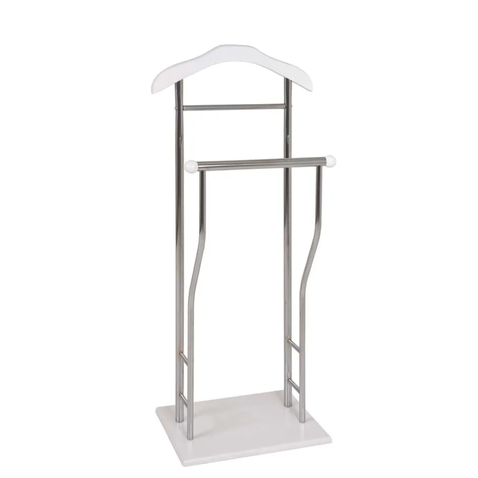 Stummer Diener Bien in Weiß Chrom^Wohnen Outlet