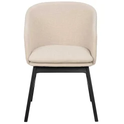 Stylischer Armlehnenstuhl in Beige - Cacamp (2er Set)^Wohnen Clearance