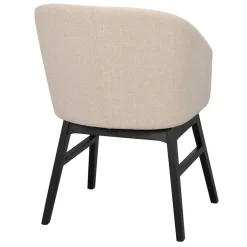 Stylischer Armlehnenstuhl in Beige - Cacamp (2er Set)^Wohnen Clearance