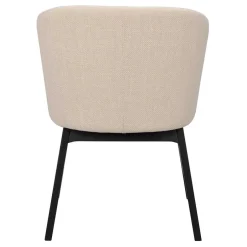 Stylischer Armlehnenstuhl in Beige - Cacamp (2er Set)^Wohnen Clearance