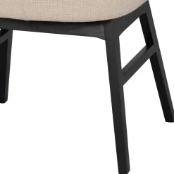 Stylischer Armlehnenstuhl in Beige - Cacamp (2er Set)^Wohnen Clearance