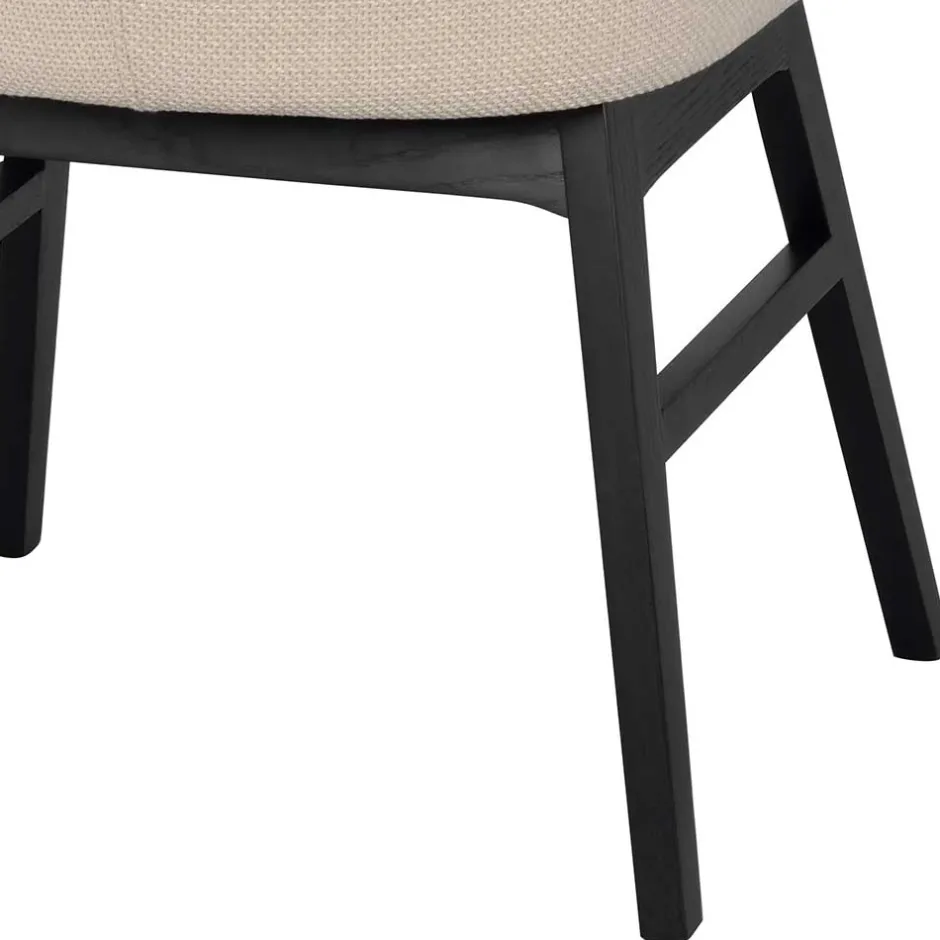 Stylischer Armlehnenstuhl in Beige - Cacamp (2er Set)^Wohnen Clearance