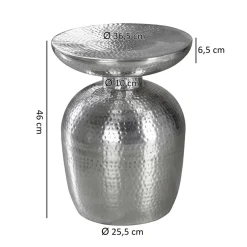 Wohnen Stylischer Metalltisch mit Vasen Design - Myranga