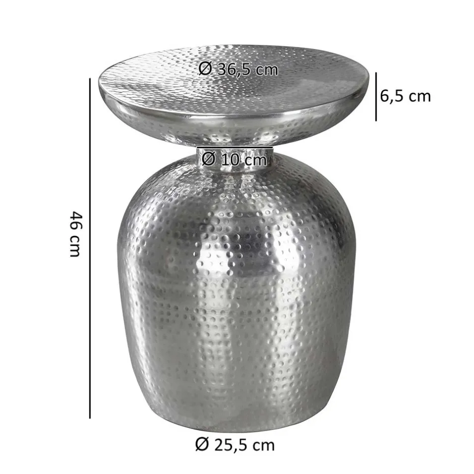 Wohnen Stylischer Metalltisch mit Vasen Design - Myranga