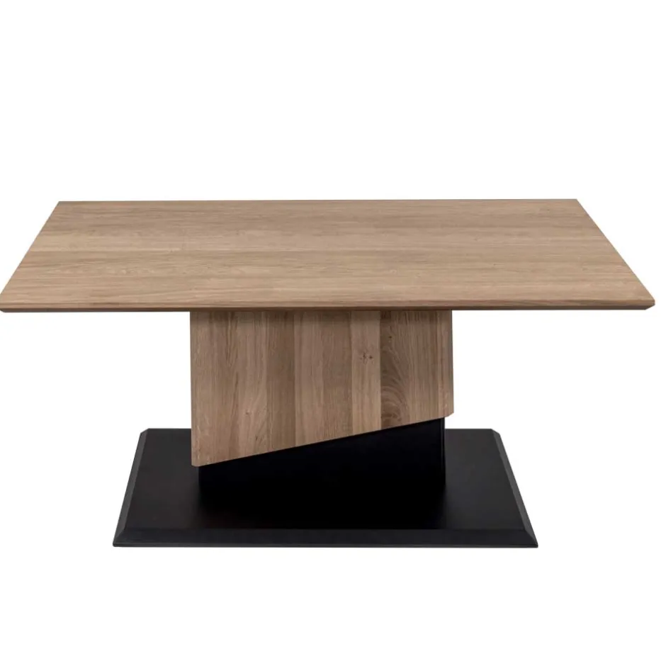 Wohnen Säulen-Couchtisch auf Rollen höhenverstellbar - Belego