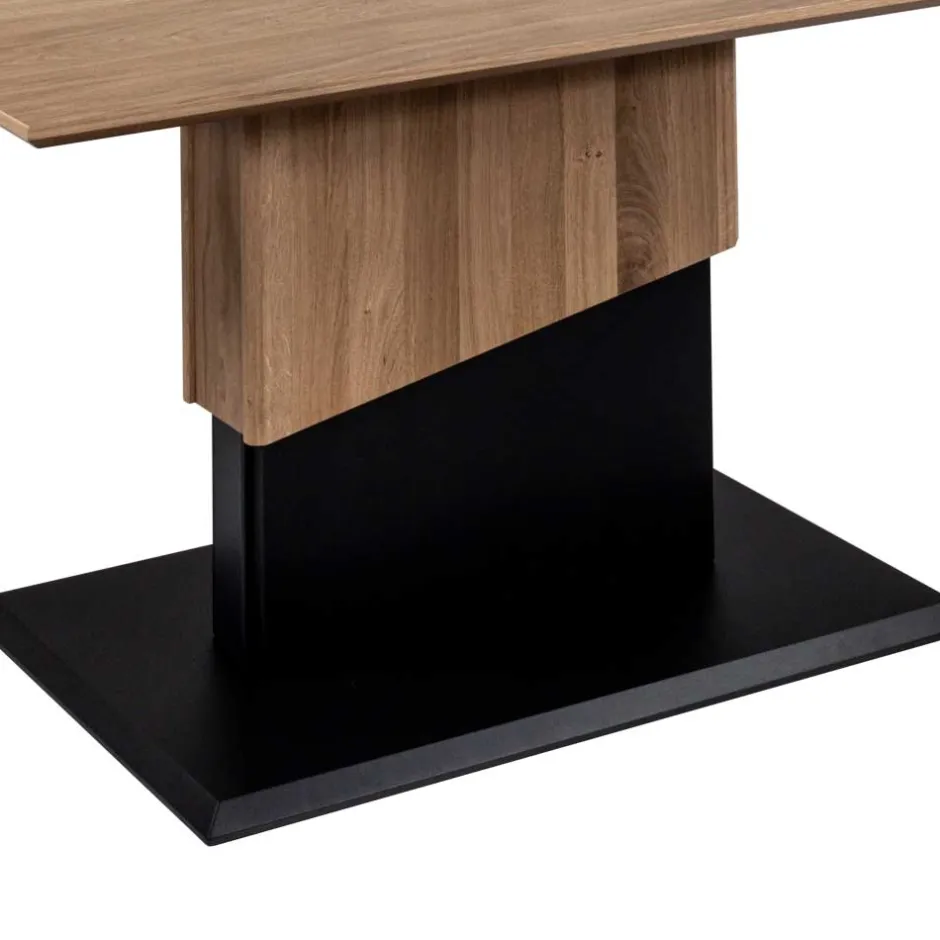 Wohnen Säulen-Couchtisch auf Rollen höhenverstellbar - Belego