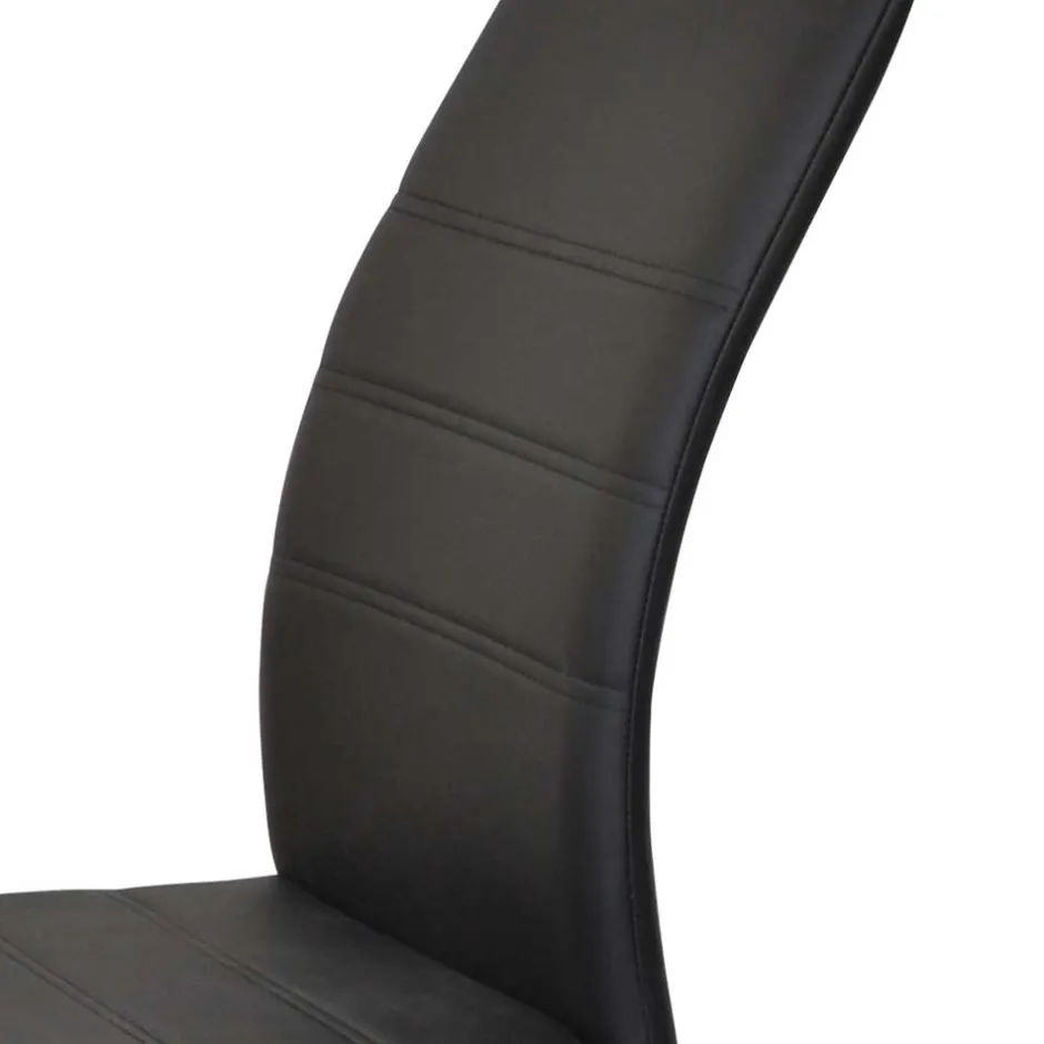 Wohnen Säulentisch & Schwingstühle Kombi - Bogna (fünfteilig)