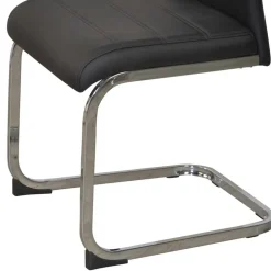 Wohnen Säulentisch & Schwingstühle Kombi - Bogna (fünfteilig)