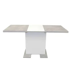 Wohnen Säulentisch & Schwingstühle Kombi - Bogna (fünfteilig)