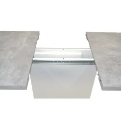 Wohnen Säulentisch & Schwingstühle Kombi - Bogna (fünfteilig)