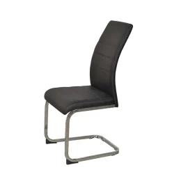 Wohnen Säulentisch & Schwingstühle Kombi - Bogna (fünfteilig)