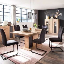 Swingstühle in dunklem Grau - Lacrunia (4er Set)^Wohnen Sale