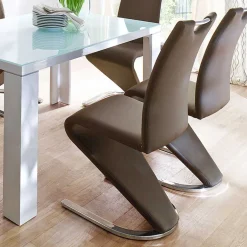 Swingstuhl Vivo in Braun (2er Set)^Wohnen Outlet