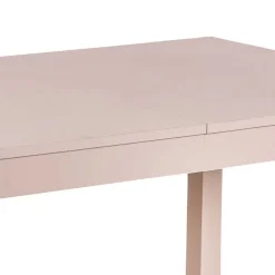 Taupefarbener Esstisch mit 2 Einlegeplatten Bino aus Holz teilmassiv^Wohnen New