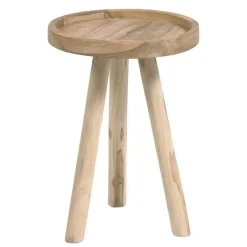 Wohnen Teak Couchtisch mit Drei-Bein-Gestell - Marcel