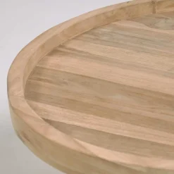 Wohnen Teak Couchtisch mit Drei-Bein-Gestell - Marcel