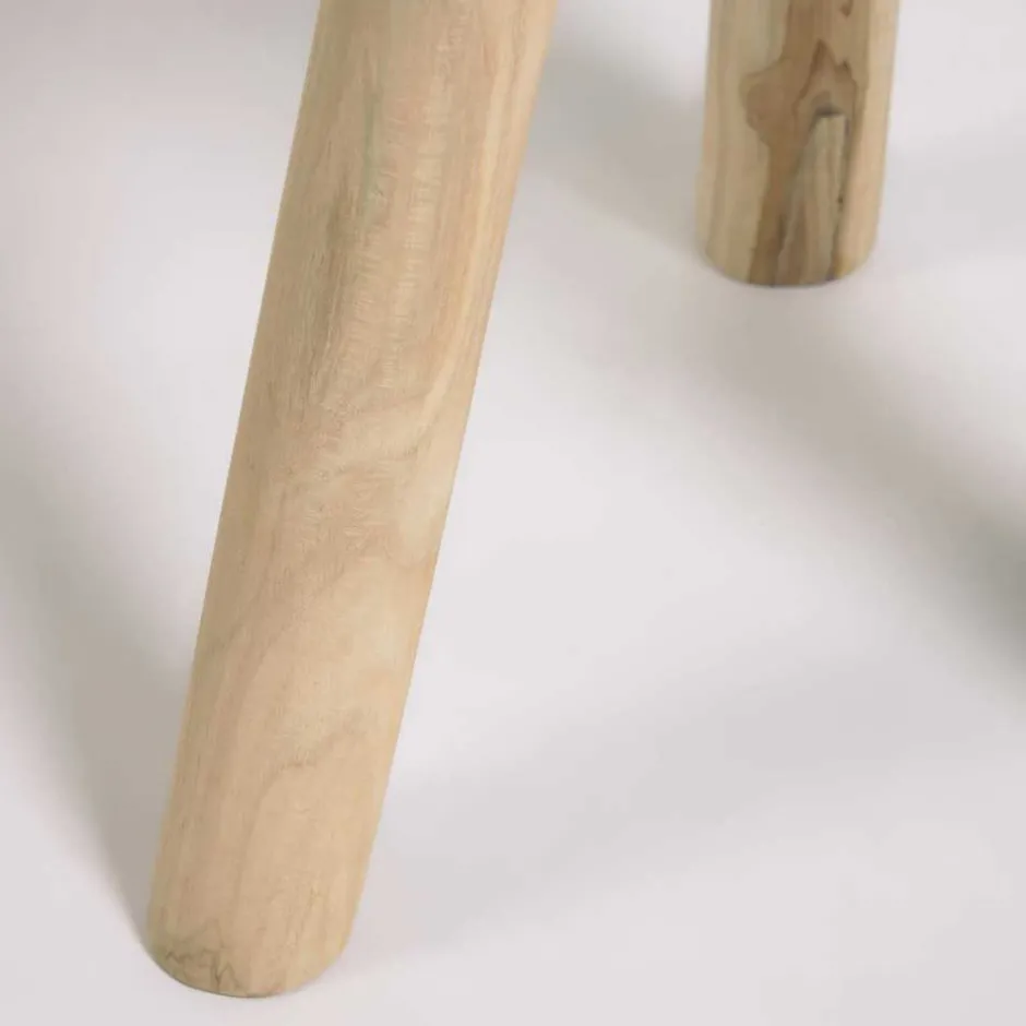 Wohnen Teak Couchtisch mit Drei-Bein-Gestell - Marcel