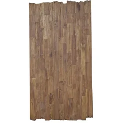 Teak Recyclingholz Tisch mit X Füßen - Omegon^Wohnen Discount