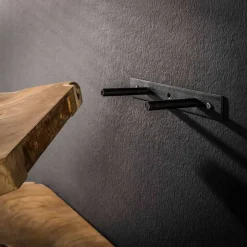 Teak Wandboard Trio mit Naturkanten - Matthis (dreiteilig)^Wohnen Online